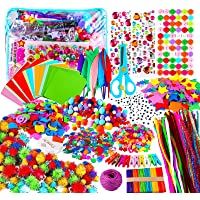 Yojoloin Manualidades Niños 5 6 7 8 Años-1800+pcs Creativo Kit Manualidades DIY Arts Crafts Materiales-Juegos de…
